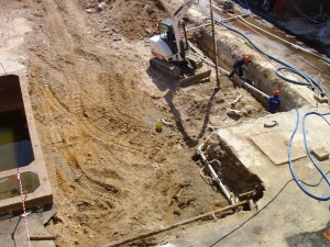 Bonifica e costruzione barriera idraulica anti infiltrazioni     